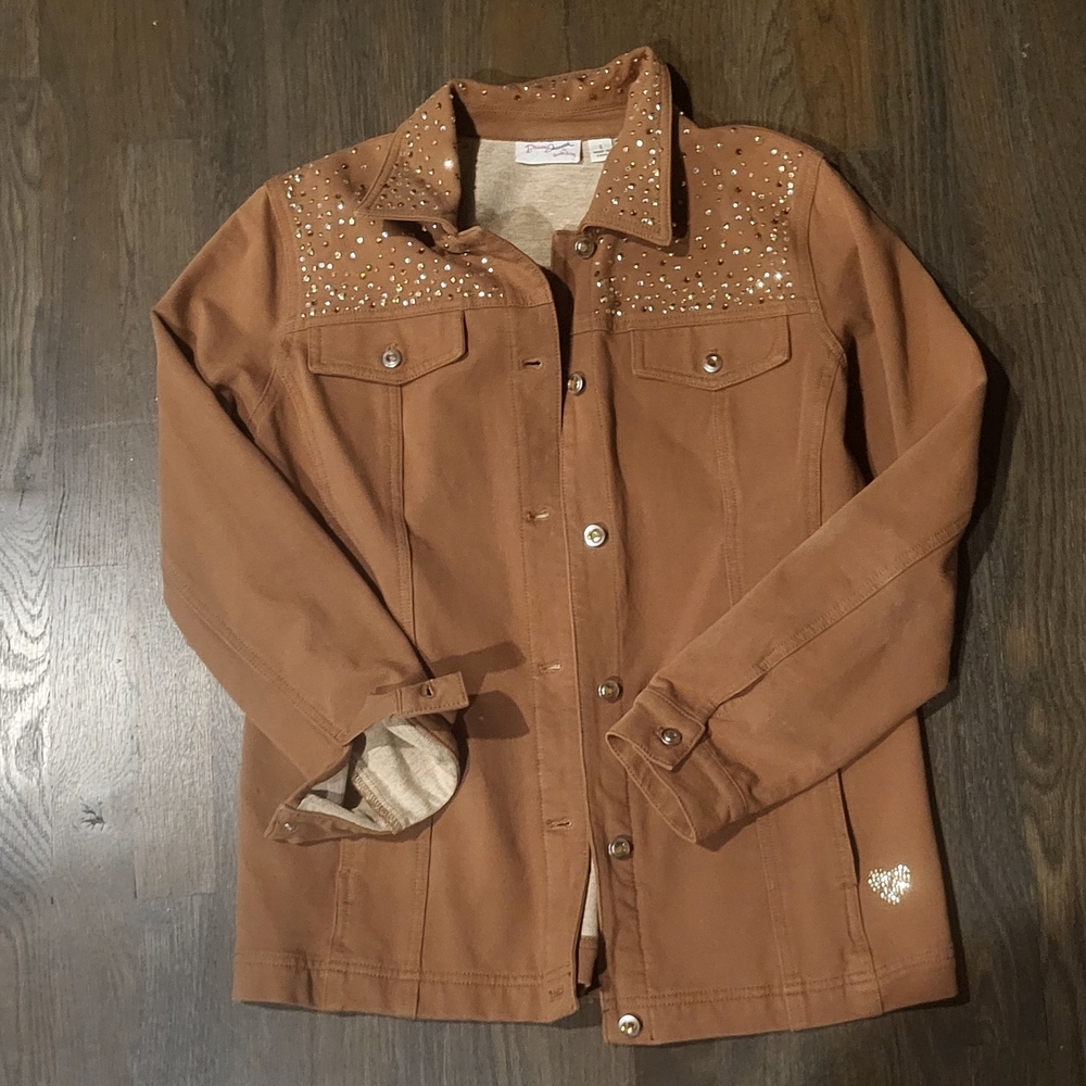 Studded Brown Women's Jacket